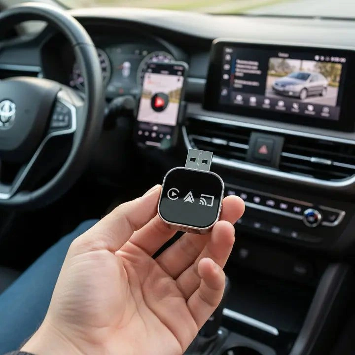 Schritte zur Nutzung des kabellosen CarPlay Adapters
